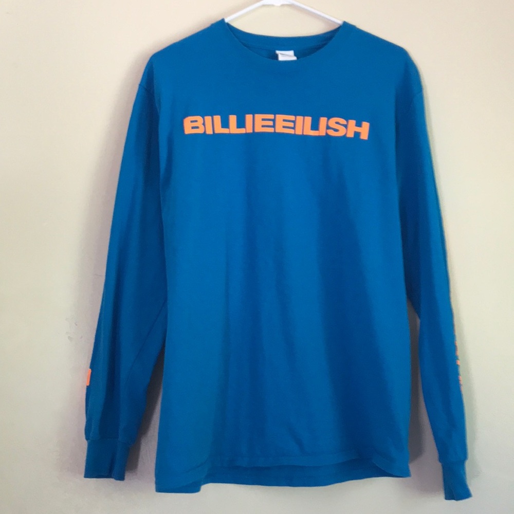 Billie Eilish blue long sleeve